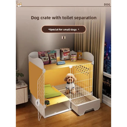 Kennel Luxury Large Space With Villa Dog Cage Small Dog Separation