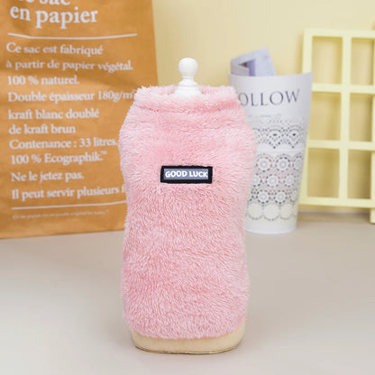 Warm Small Dog Clothes Soft Fleece Cat Dogs Clothing Pet Puppy Winter Vest Costume For Small Medium Dog Cats Chihuahua Yorkie