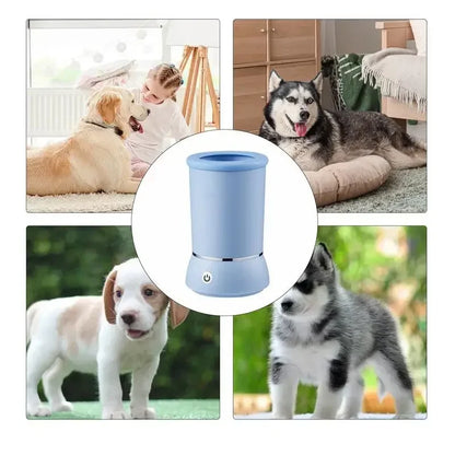 the PET PAW WASHER - Pet Feet Washer, Electrical Pet Paw Cleaner, Automatic Pet Foot Cleaning Cup, Portable Quick Low Noise Dog/Cat Paw Cleaner