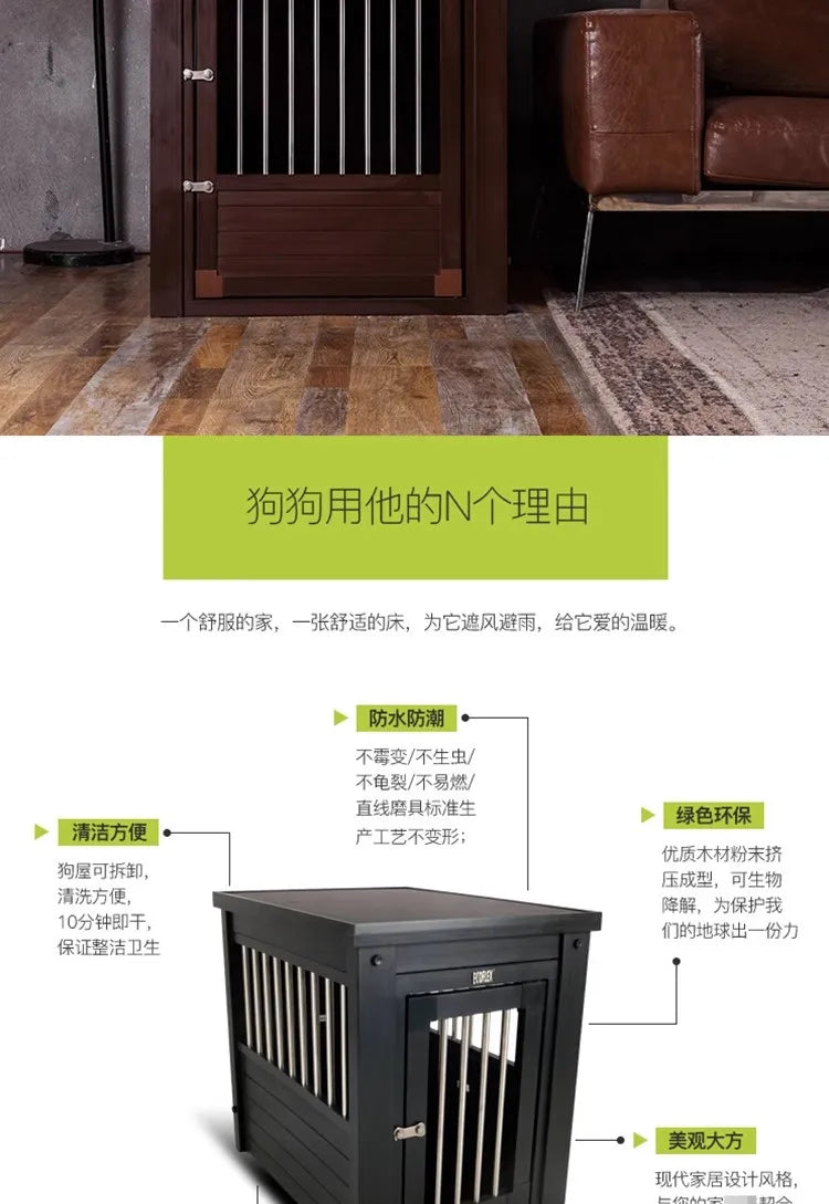 Indoor Special Use Have A Dog A Small House Light luxury Creativity Design Home Use Living Room Medium Sized Small Size Dog Cage