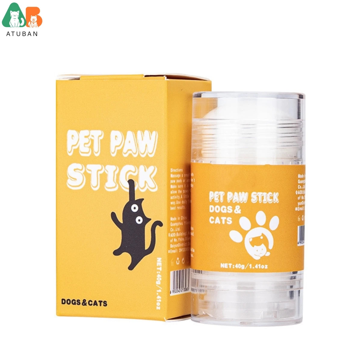 the DOG PAW BALM - Moisturizer & Protection for Dog Feet & Foot Pads - Soothe, Heals, Repairs Moisturizes Dry, Cracked & Damaged Paws and Noses
