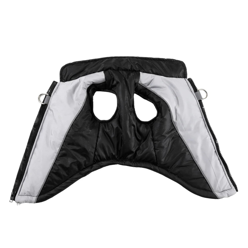 Reflective Dog Clothes For Winter Warm Puppy Vest Coat With D-ring Outdoor Waterproof Pet Jacket For Small Medium Dogs Yorkshire