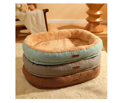 HOOPET Winter Comfortable Pet Mat Bed for Dogs Cats Fluff Sleeping Pad  Dog Sofa Cushion Pet Calming Dog Bed House Pet Supplies