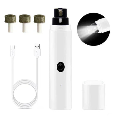 Electric Pet Nail Clipper USB Charging for Dogs Cats Portable Safe Nail Grinder for Small Medium Large Puppies  Kittens Grooming