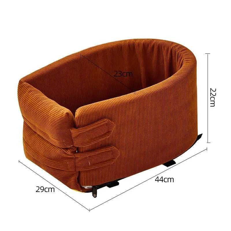 Dog Car Seat Bed Car Central Dog Car Seat Bed Portable Dog Carrier for Small Dogs Cats Safety Travel Bag Dog Accessories