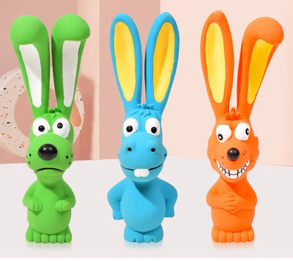 Latex Pet dog toys Squeaky Pets Chew Toys for Small Medium Dogs Bite Resistant Dog Cleaning Tooth Toys Pet Supplies