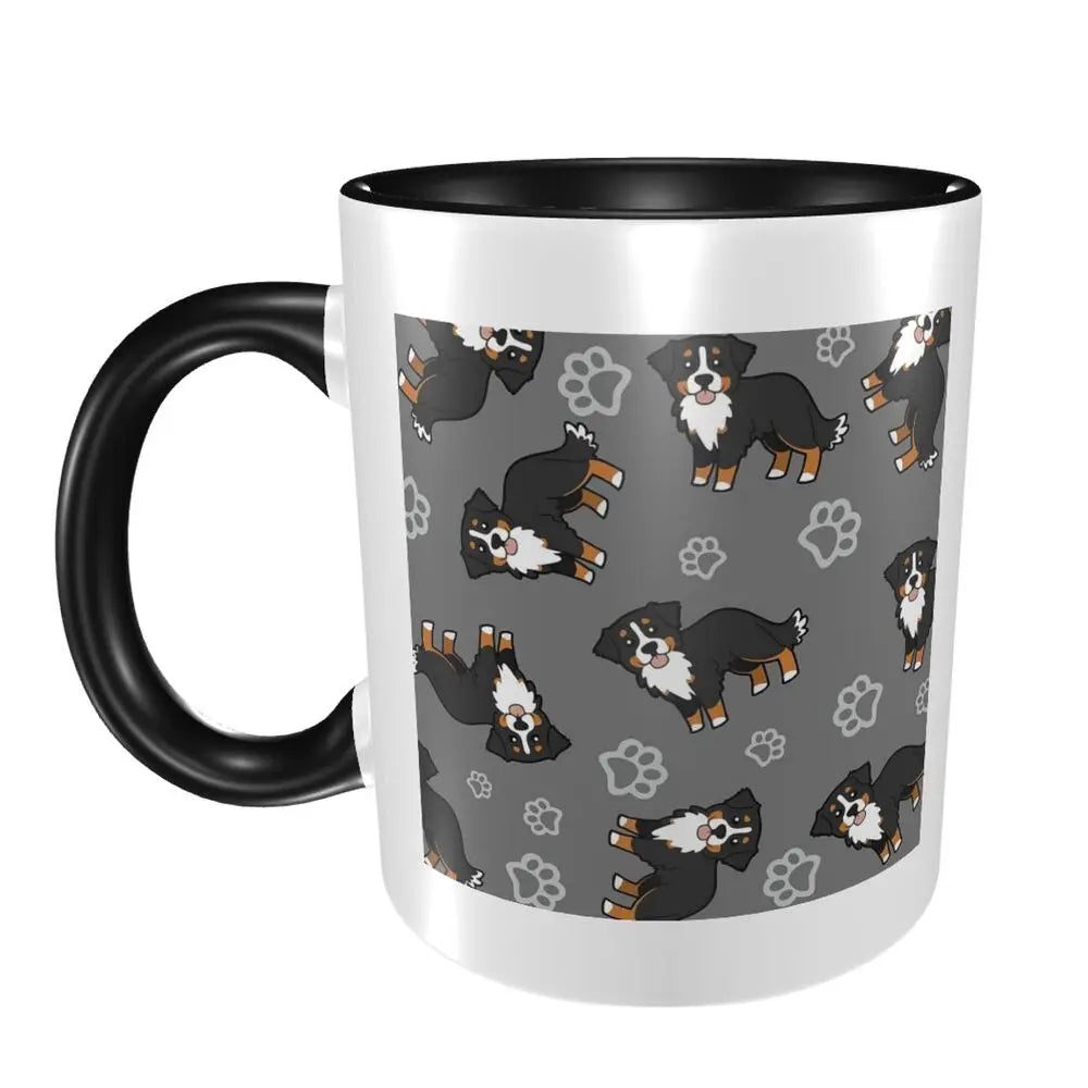 Bernese Mountain Dog Mug Funny Ceramic Coffee Cups Tea Mugs Milk Cup Drinkware Gifts for Woman Man