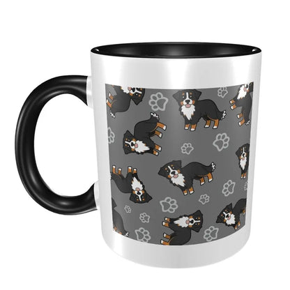 Bernese Mountain Dog Mug Funny Ceramic Coffee Cups Tea Mugs Milk Cup Drinkware Gifts for Woman Man