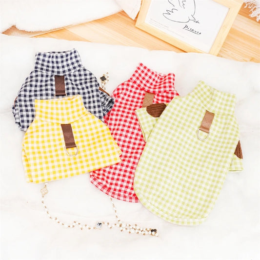 PlaidPaws Cozy Pullover™ Warm Dog Shirt | Dog Paw Clothing™