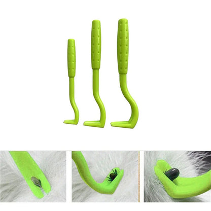 3Pack Flea Remover Hook Tick Remover Tweezer Tick Pull Pet Cat Dog Tick Clamp Accessaries Pet Mite Flea Extractor Dog Accessarie