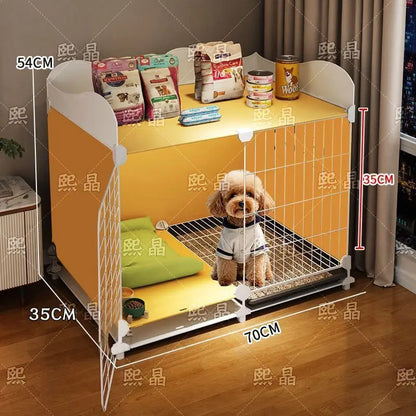 Kennel Luxury Large Space With Villa Dog Cage Small Dog Separation