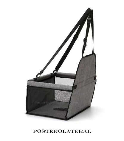 Dog car seat cover foldable hammock pet harness cat bag basket stable and foldable travel pet dog and cat safety car seat