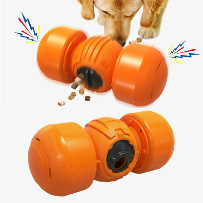 Large Dog Slow Feeder Toy, Adjustable Leaking Food Dispenser, Pulley Ball, Wobble Wag, Chewer, Squeaky, Indestructible, Supplies