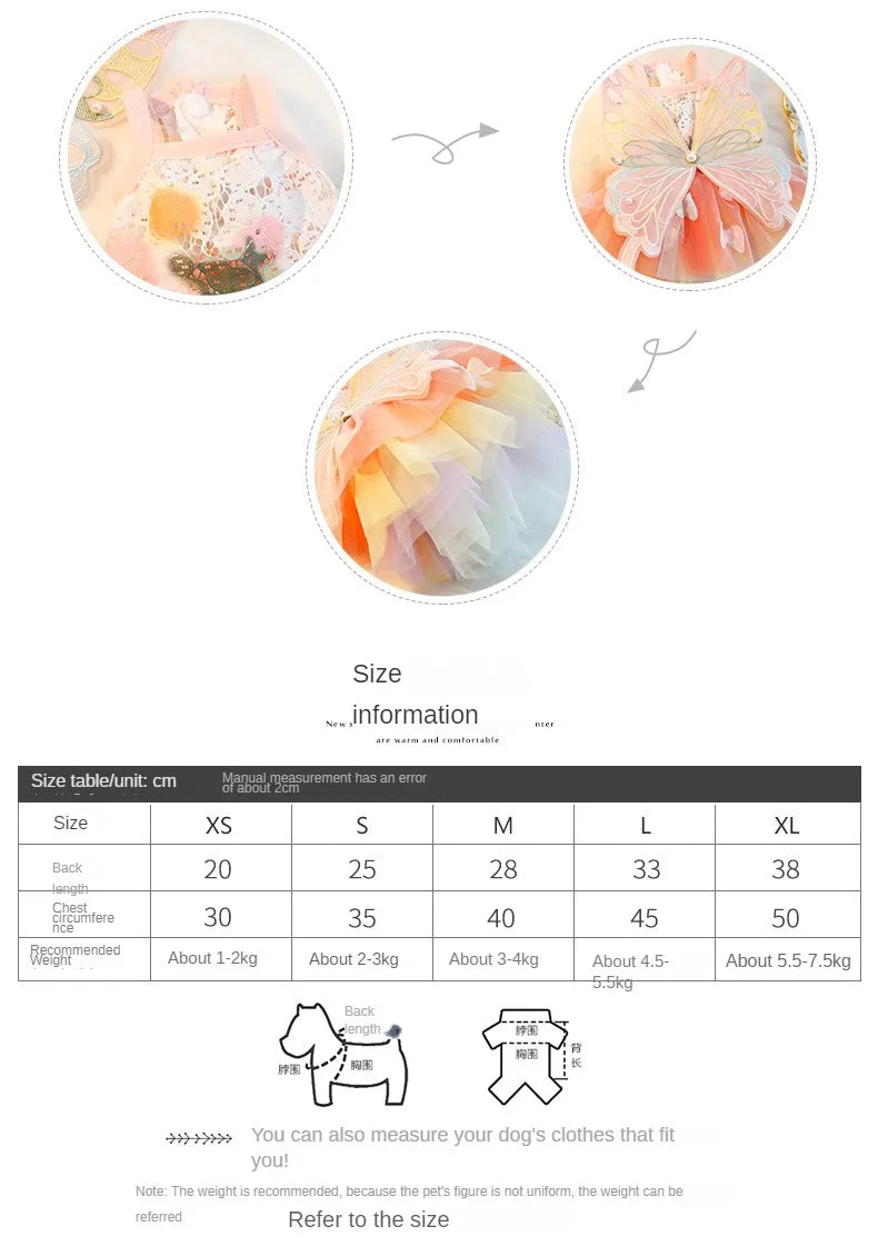 Summer Pet Princess Clothes Pet Dog Dress For Dogs Skirt Dog Wedding York chihuahua poodle For Dogs Skirts Cat Dresses