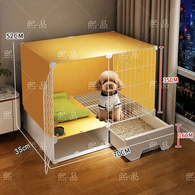 Kennel Luxury Large Space With Villa Dog Cage Small Dog Separation