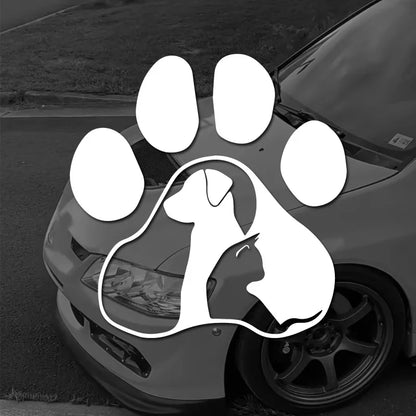 Dog and Cat Show Your Love for Animals with These Adorable Car Stickers For Cars, Trucks, Walls, Laptops, Windows, Motorcycles.