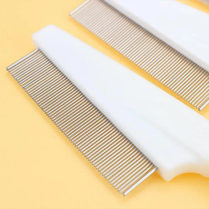 the FLEA REMOVER COMB - Gentle Nits Flea Eggs Remover Brush for Small Dog, Fine Toothed Pet Puppy Eye/Belly Comb, Untangling Cat Hairs Product