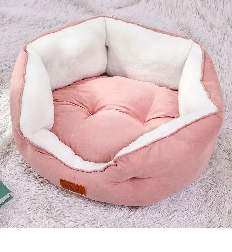 Cats Dog Bed Winter Warm Pet Mat Sleep Cozy Dogs House Cushion Soft Couch Cat Baskets Plush Pet Sleeping Bed Kennel Accessories