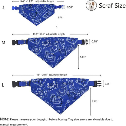 Adjustable Pet Puppy Cat Scarf For Cat Small Medium Large Dogs Bandana Collar Birthday Party Dress Up Pet Accessories