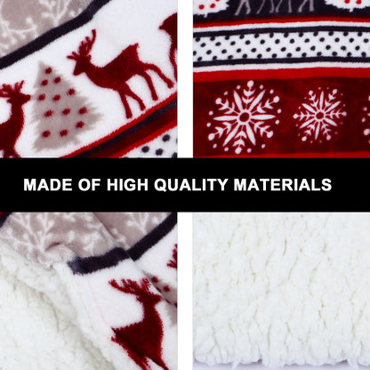 Pet Blanket Warm Thickened Flannel Mat Indoor Outdoor Dog Cat Sleeping Cushion Bed for Winter Soft Comfortable Easy Clean