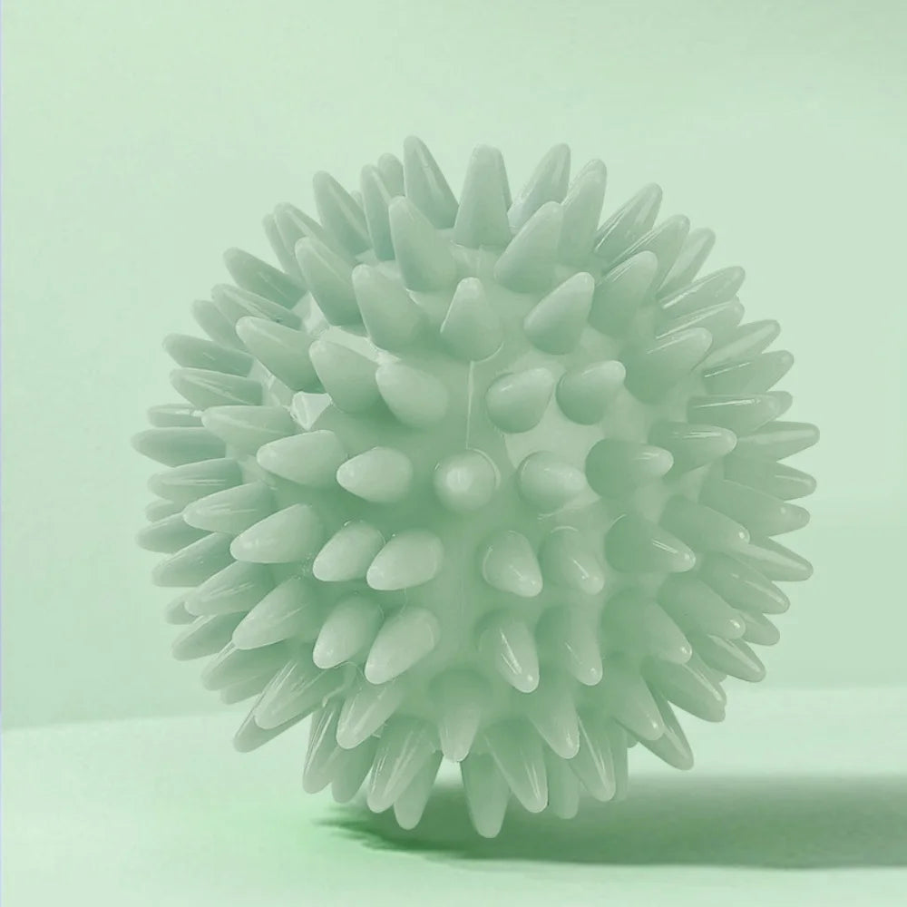 Pet Dog Toys Cat Puppy Sounding Toy Polka Squeaky Tooth Cleaning Ball TPR Training Teeth Chewing Toy Thorn Macaron Balls