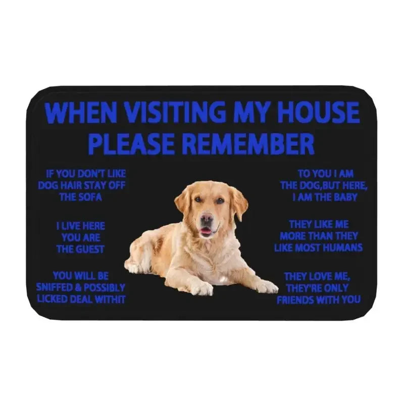 Beagle Dog Doormat Non-Slip Kitchen Bath Mat Living Room Door Floor Entrance Carpet Rug