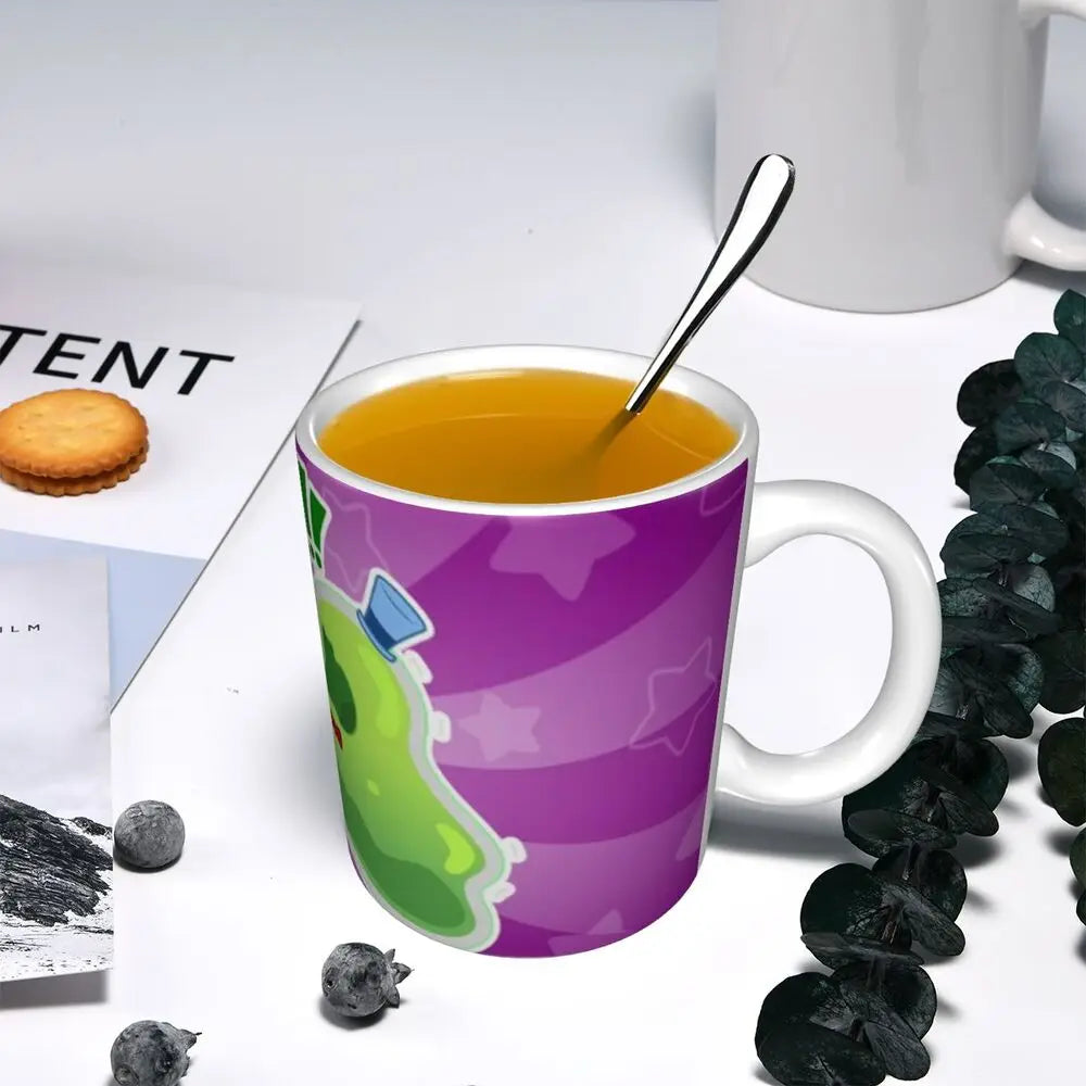 Personalized C-Courage The Cowardly Dog Coffee Mug DIY Ceramic Milk Tea Mug Cup