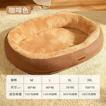 Winter Warm Small Dog Kennel Sleeping Puppy Cushion Cat Supplies  Accessories Washable Calming Sofa Cat Dog Pet Bed
