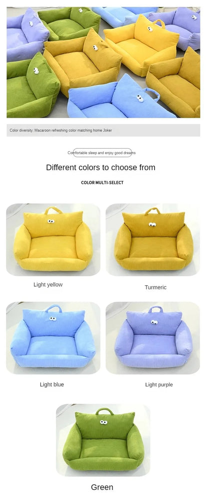 Puppy special sofa kennel winter warm pet Internet celebrity cat nest small dog dog sleeping mat cushion winter bed