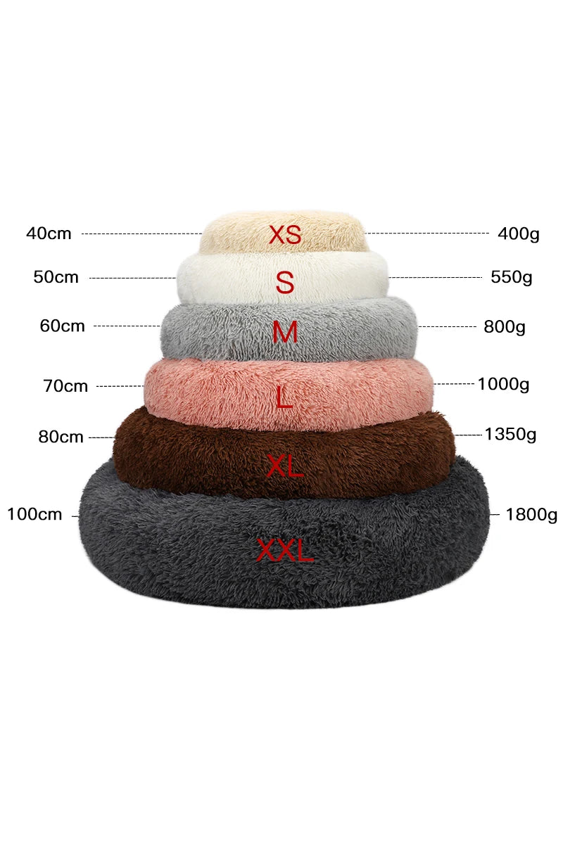 Plush Dog Bed Large Beds for Dogs Washable Medium Small Basket Accessorys Pet Furniture Fluffy Sofa Puppy Kennel Accessories Mat