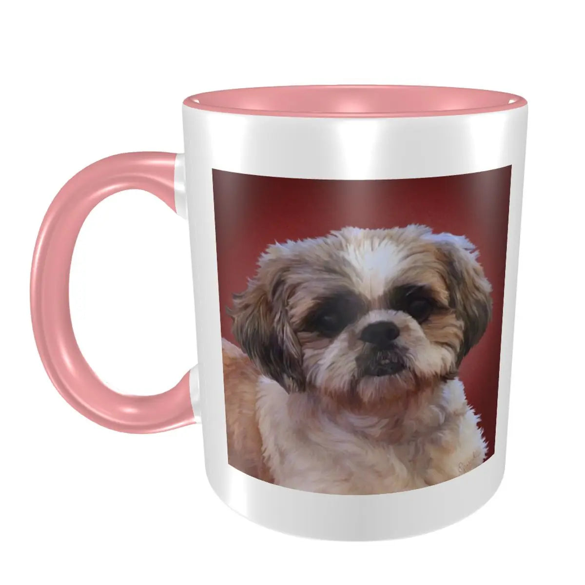 Shih Tzu Dog Mug Funny Ceramic Coffee Cups Tea Mugs Milk Cup Drinkware Gifts for Friends