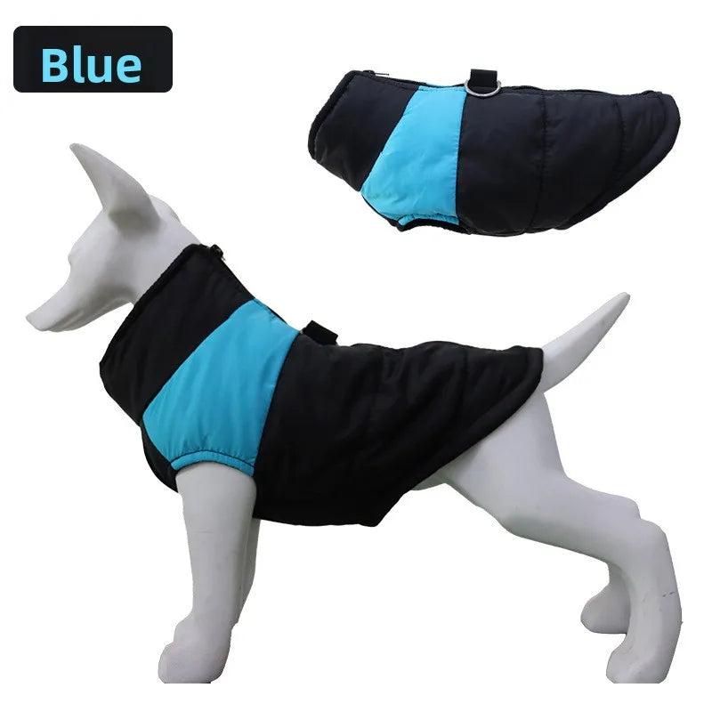 Winter Pet Clothes Warm Big Dog Coat Puppy Clothing Waterproof Vest Jacket For Small Medium Large Dogs Golden Retriever