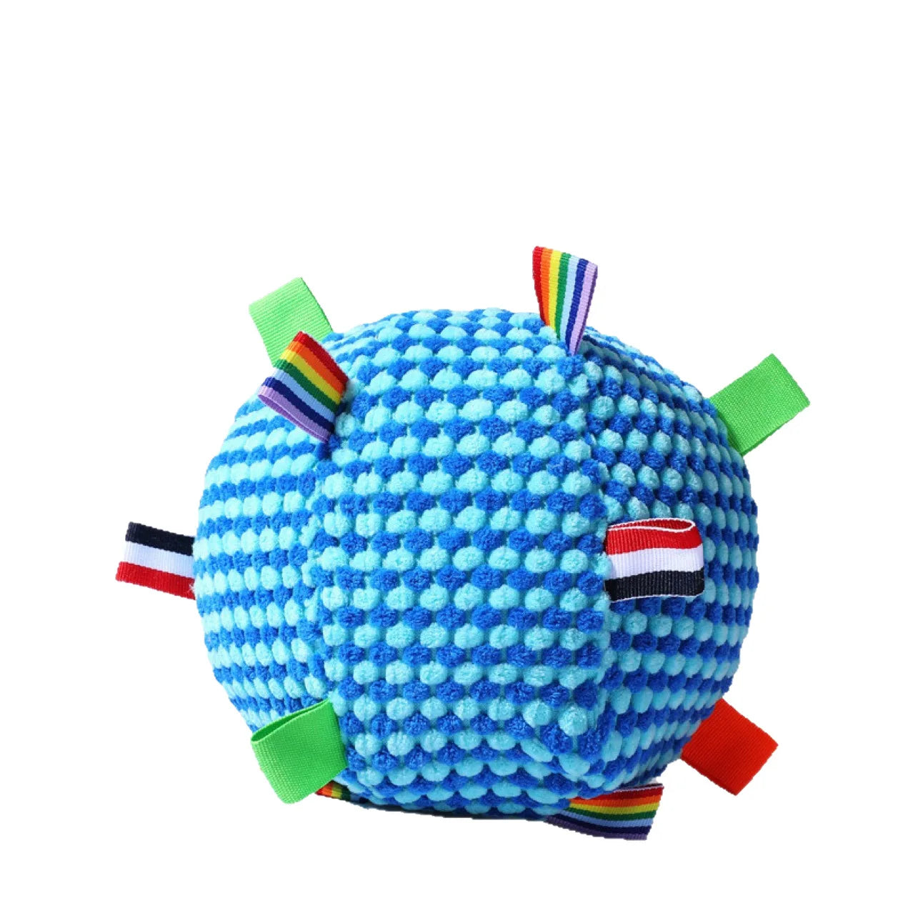 Heavy-Duty Chew-Proof Dog Training Ball with Bell - Interactive Fetch Toy, Polyester Puppy Ball for Less Aggressive Chewers