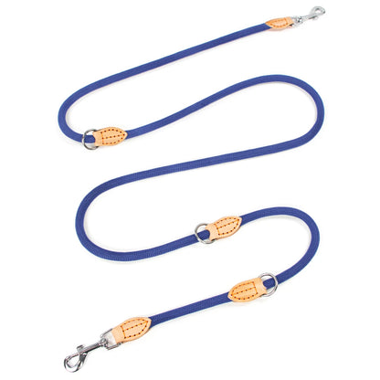 the TRAILMASTER HANDS-FREE LEASH - New Generation Dog Leash, Multi-Functional 2.1M Generation Adjustable and Nylon for Large, Hands-Free Leash for 2 Dogs, Universal