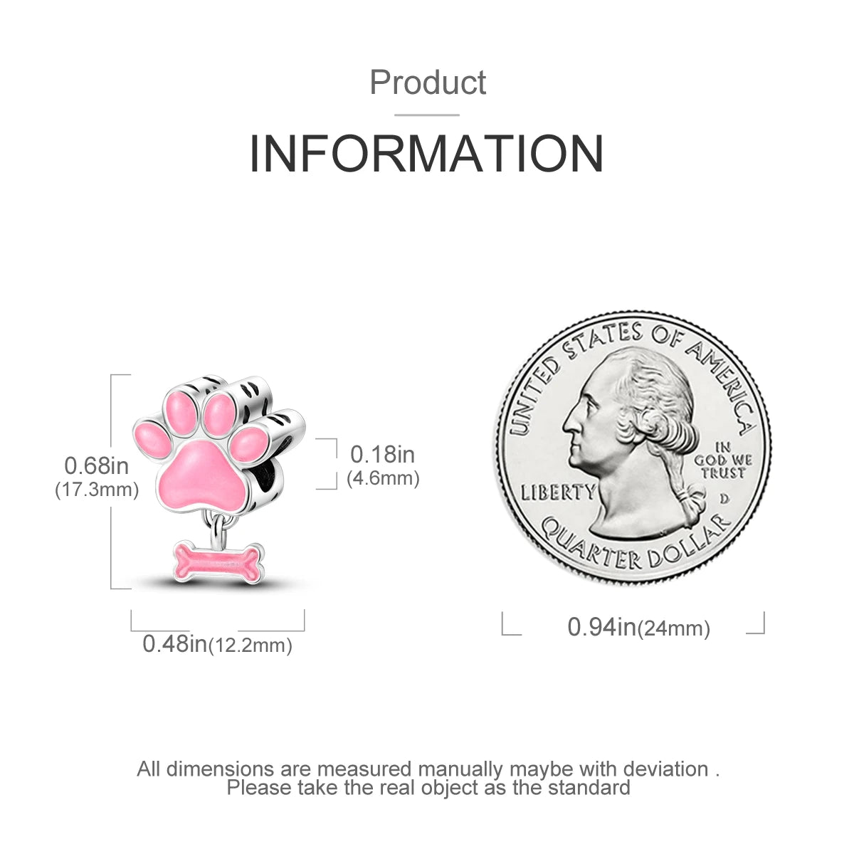 Dog Pet Charms 925 Silver Doggy Paw French Bulldog Bones Beads fit Original Bracelet DIY Fine Jewelry