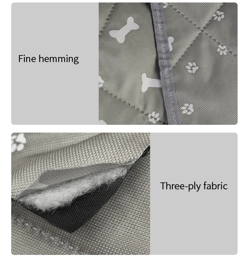 Waterproof SUV Cargo Liner for Dogs,Dog Seat Cover Mat for SUVs Sedans Vans,Large Size Universal Fit