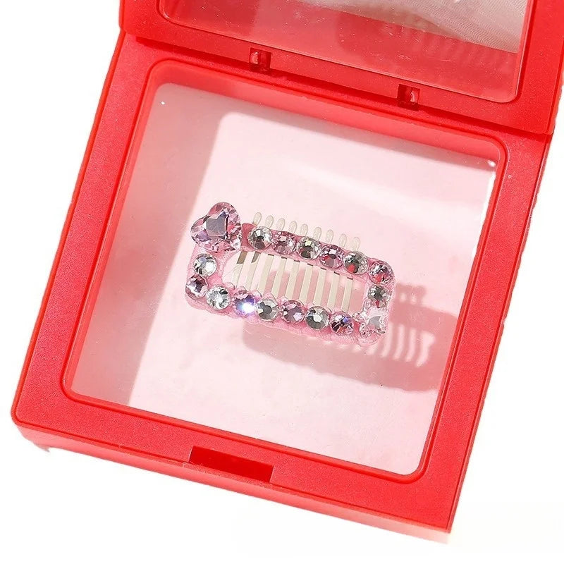 the PRETTY N PINK HAIRPINS - Pet Hairpin, Original Pink Pet Accessories, Headdress Yorkshire Hairpin, Marzis Hair Accessories, Dog Accessories