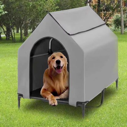 Manufacturer Wholesale Summer Dog Tent Waterproof Breathable Square Shape Classic Style Foldable with Packing