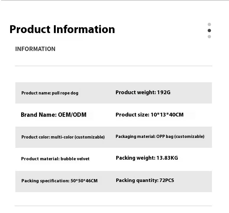 New Sell Well Plush Dog Toy Animals Shape Bite Resistant Squeaky Toys Corduroy Dog Toys For Small Large Dogs Puppy Pets Toys