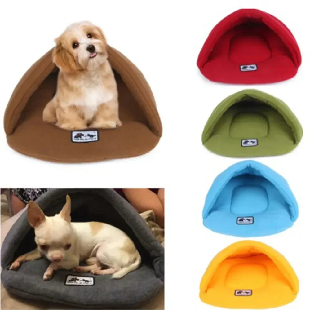 Warm fleece pet sleeping bag pet kennel dog kennel cat kennel rabbit kennel large kennel pet house sleeping mat kennel Pet nest