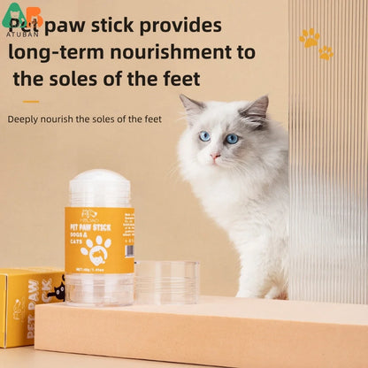 the DOG PAW BALM - Moisturizer & Protection for Dog Feet & Foot Pads - Soothe, Heals, Repairs Moisturizes Dry, Cracked & Damaged Paws and Noses