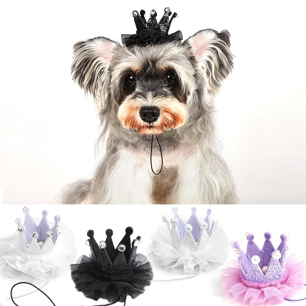 Luxury Pet Birthday Party Hat for Dogs & Cats - Instagrammable Photo Prop High-Quality Birthday Hat for Pets