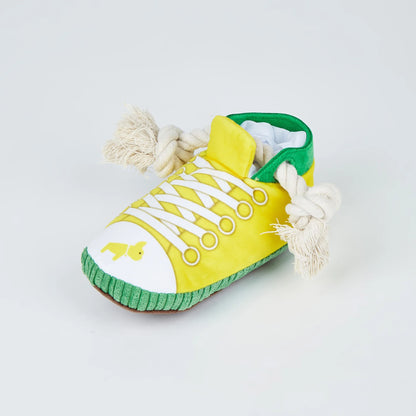 1PC Soft Bite-Resistant Dog Toy Sneakers Molar Toy Shoes Model Dog Love Bite Hiding Food Toys