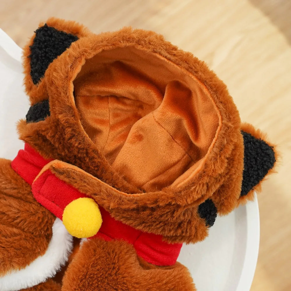 the ROAR & SNUGGLE PLUSH PET COAT - Winter Warm Thick Dog Coats for Pets, Plush Cat and Tiger Costumes, Plus Small Dog Plush Coats, All Pet Supplies