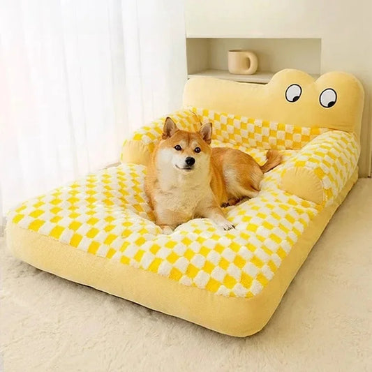 Pet Autumn And Winter Dog House Warm Removable And Washable Dog Bed Dog Sofa Winter Mat Sleeping Pad