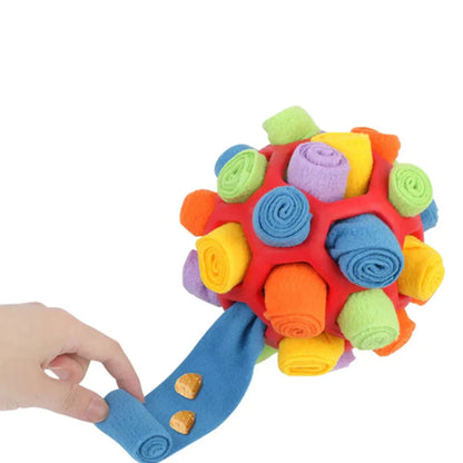 Dog Sniffing Ball Innovative Pet Shaking Training Toys for Pet Training Tooth Cleaning Puppy Chew Relieve Boredom Dog Toy