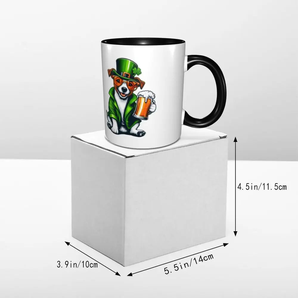 Dog Jack Russell Terrier -cute Gift Jack Russell Terrier For Mom Mug Funny Ceramic Coffee Cups Tea Mugs Milk Cup Drinkware Gifts