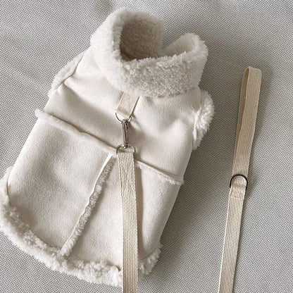 the BUCKSKIN - Dog Vests, Winter Plush Warm Pet Dog Clothes for Small/Medium Dogs Jackets, Puppy Clothing Yorkshire Terrier Ropa Para Perros