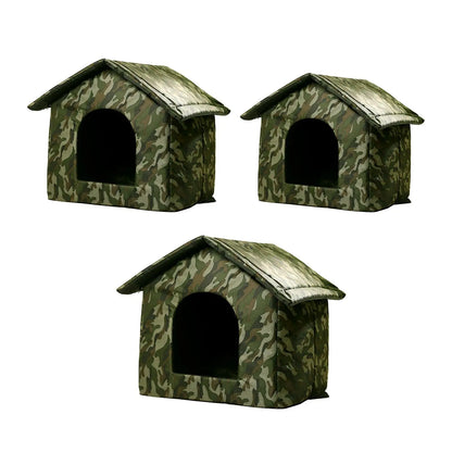 the STRAY HUT - Shelter: Portable and Weatherproof Bed for Stray Cats and Dogs