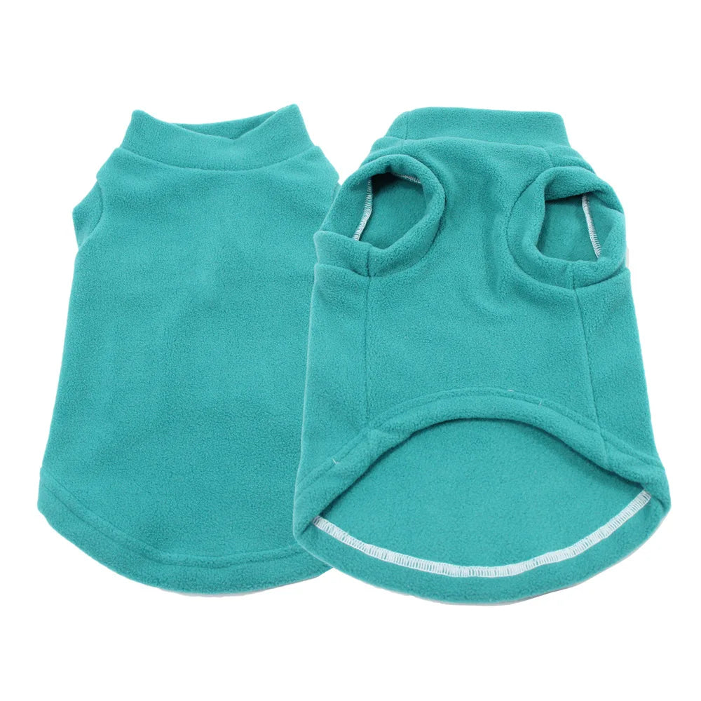 Fleece Cat Dog Jacket S to 8XL Spring Autumn Pet Clothes for Small Medium Large Dogs Puppy Big Dog Vest Kitten Pullovers Outfit